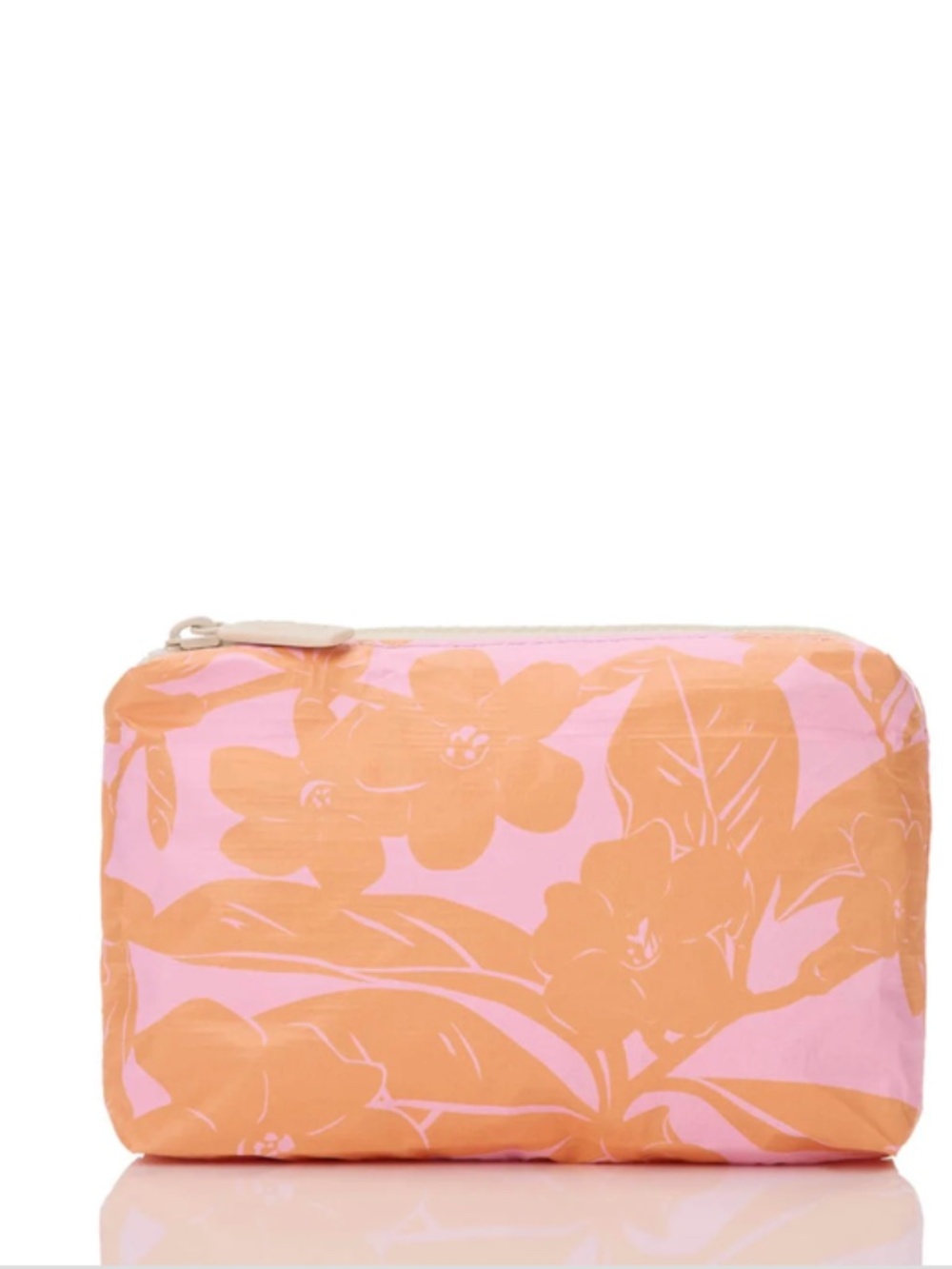 ALOHA Collection SOLD OUT Mini Pouch in Lei Garden—Pink/Orange